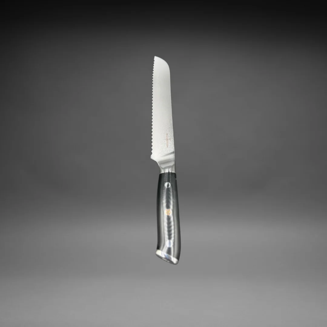 Damascus Steel Serrated Knife, 8" - Image 6